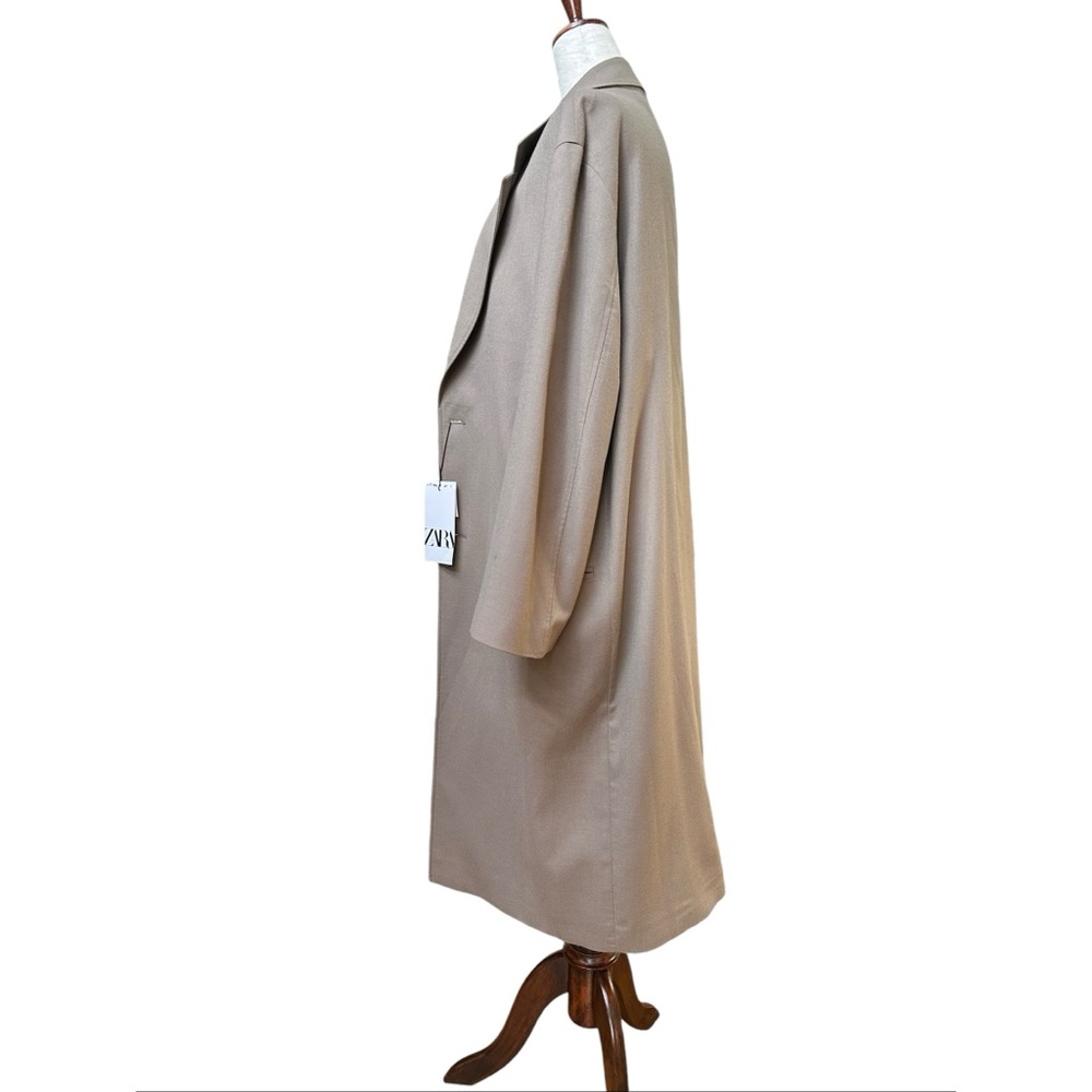 Zara Straight Cut ZW Wool Coat Limited Edition, NWT, S - Picture 5 of 16